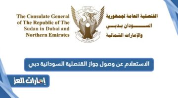 الاستعلام عن وصول جواز القنصلية السودانية دبي